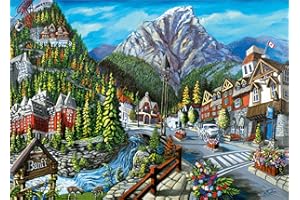 Ravensburger Welcome to Banff 1000 Piece Jigsaw Puzzle for Adults - 12000494 - Handcrafted Tooling, Made in Germany, Every Pi