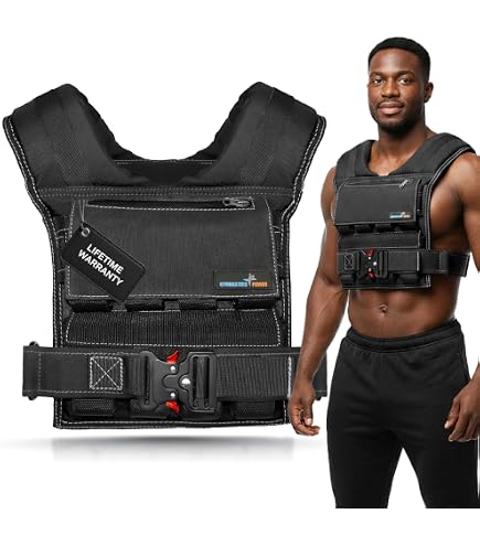 Amazon.com: Kensui EZ-VEST PRO V2 - Plate Loaded Weighted Vest for