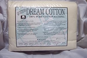 QUILTER'S DREAM BATTING Quilter's Dream Cotton Batting-Natural Request Thin Loft-Super Queen