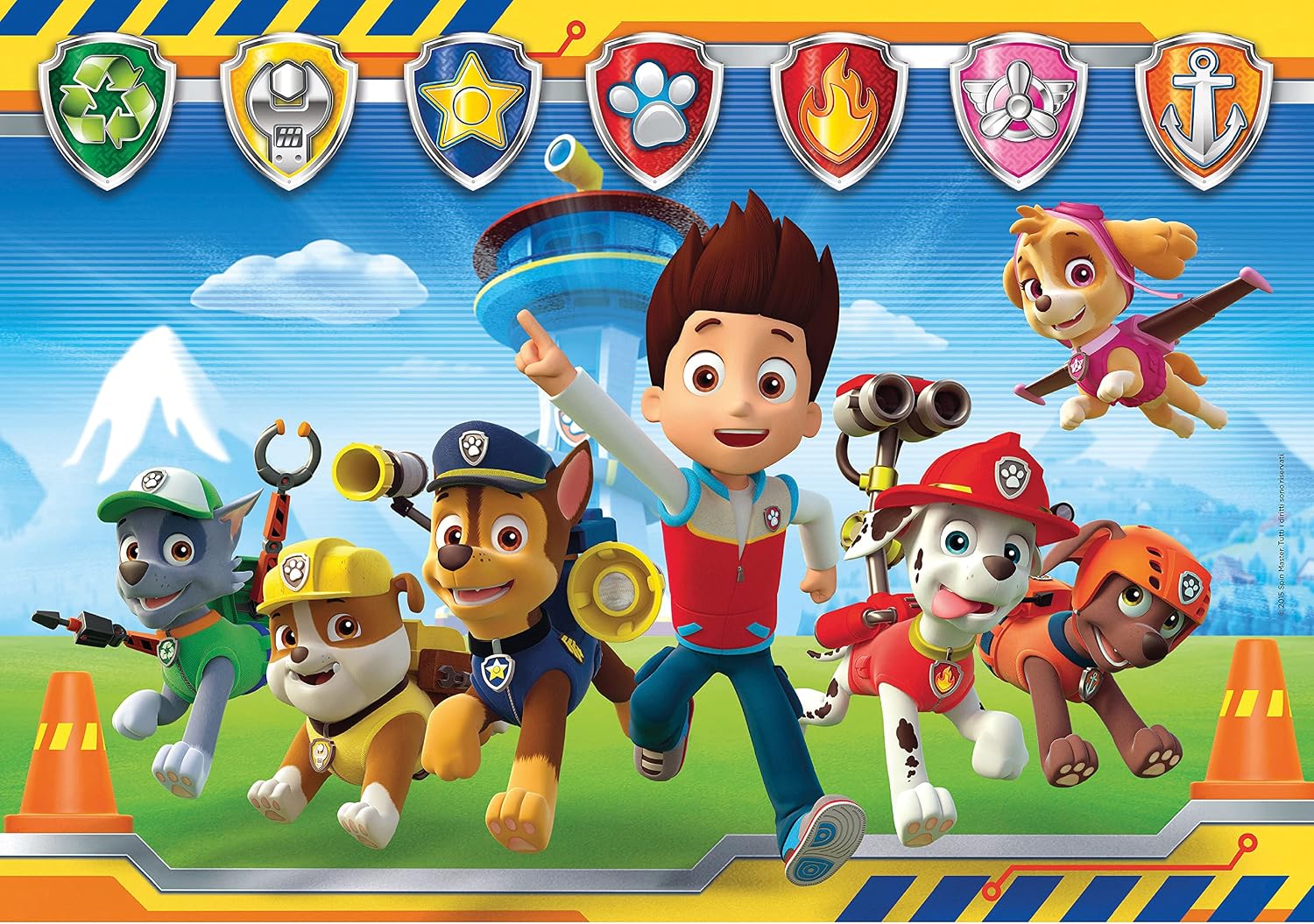 Clementoni 25209 Paw Patrol Supercolor Puzzle for Children-3 x 48 ...