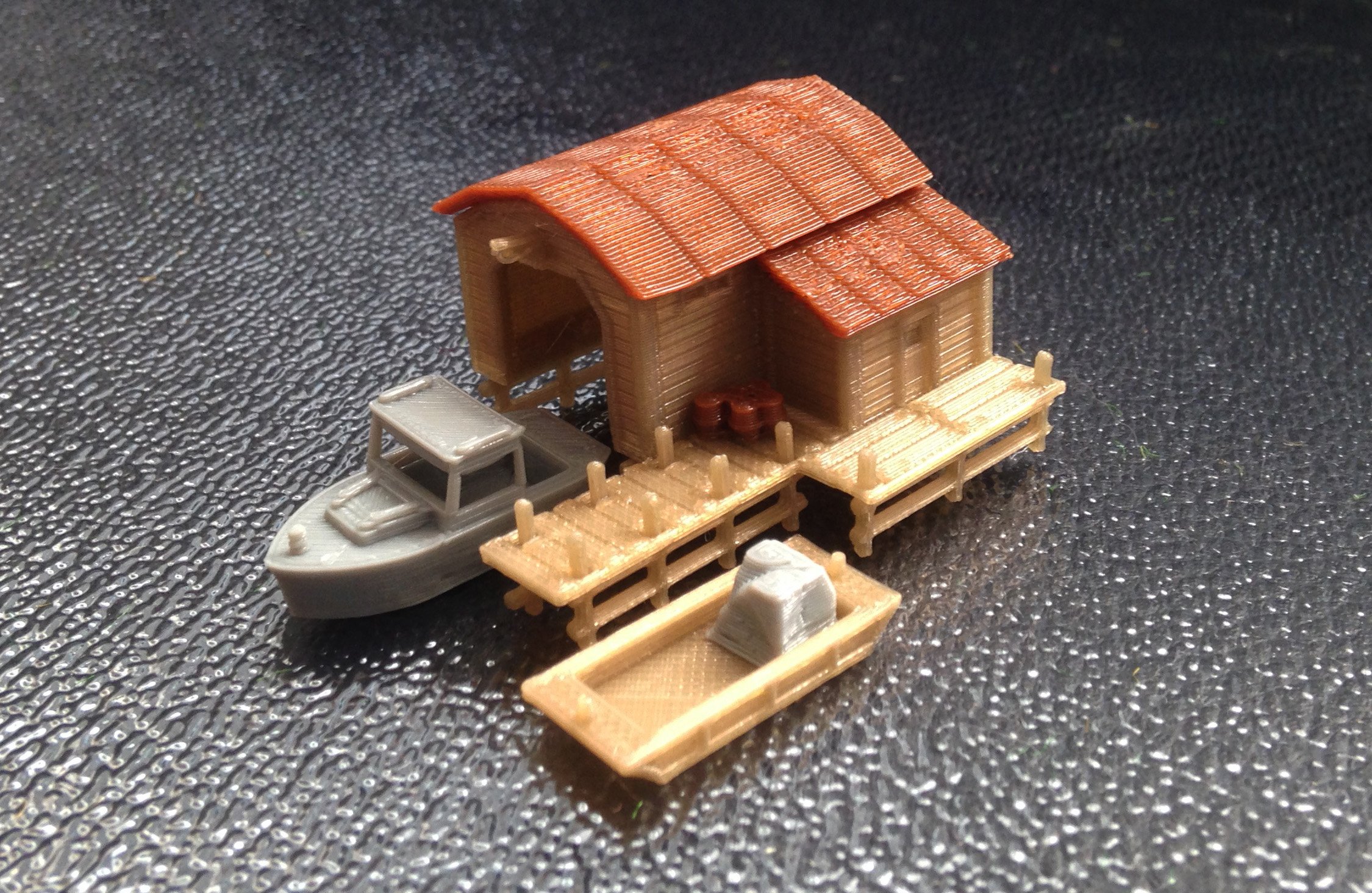 Outland Models Z Scale (1:220) Farm Tractor Set With Straw Bales - Unpainted, Multi-Color, Railway Scenery Detail