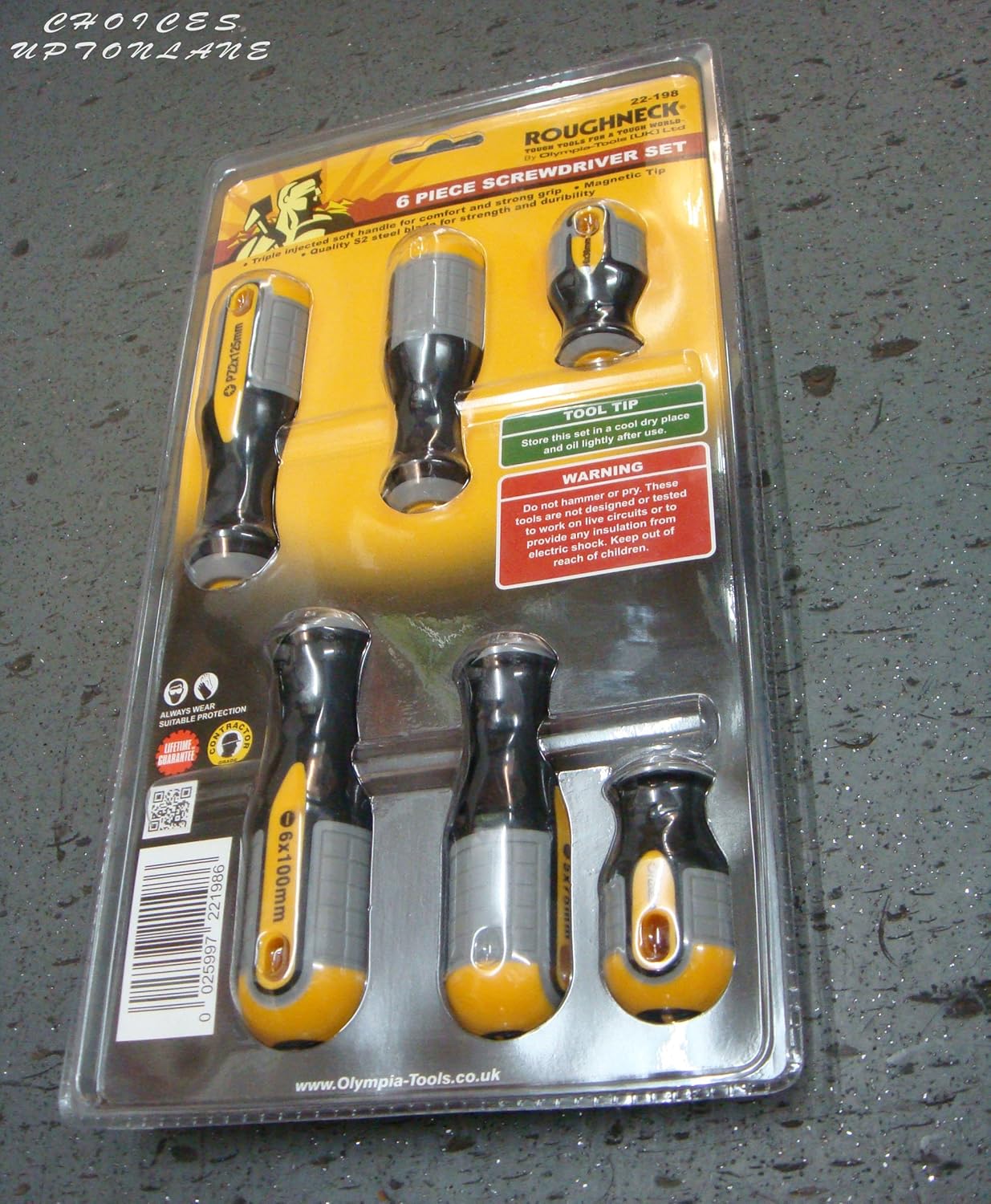 Roughneck ROU22198 Screwdriver Set - 6 Piece, Multicolor - Image 3