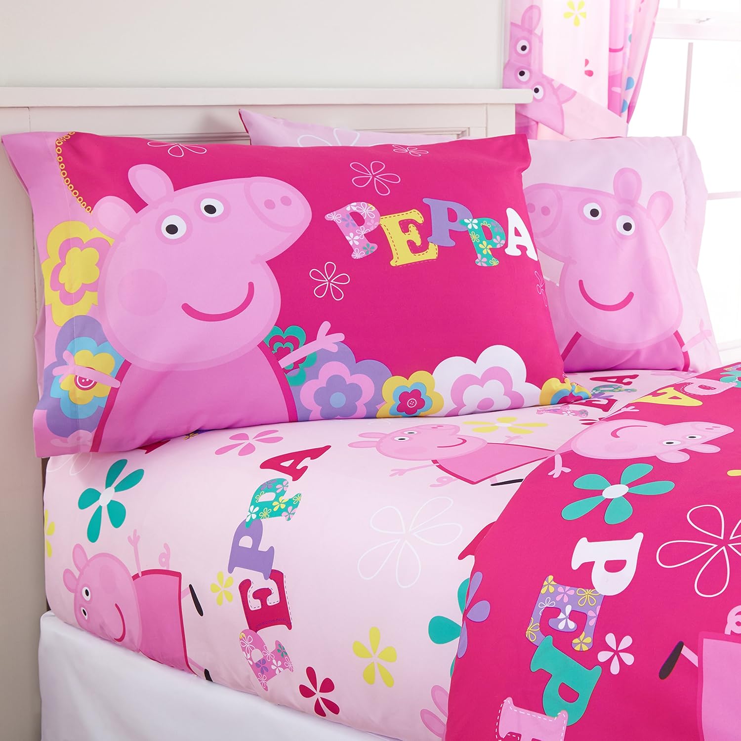 70 Off Peppa Pig Microfiber Sheet Set Twin Www Aagehempel Com
