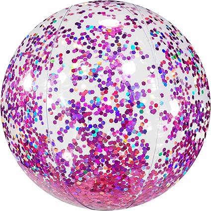 pool candy glitter beach ball