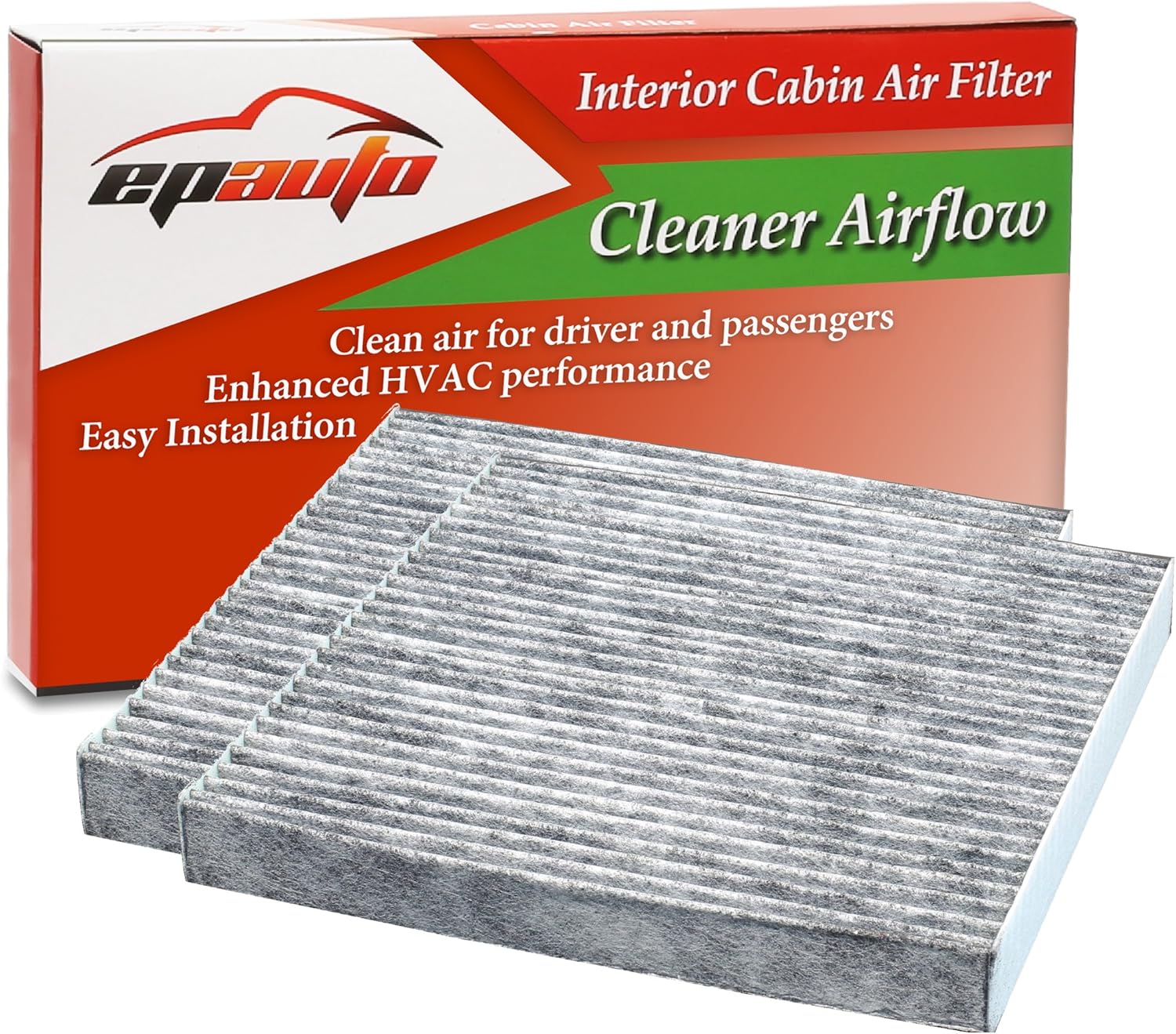 EPAuto CP134 (CF10134) Premium Cabin Air Filter includes Activated Carbon: Automotive