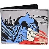 DC Comics Batman Bifold Wallet in a Decorative Tin Case, Multi