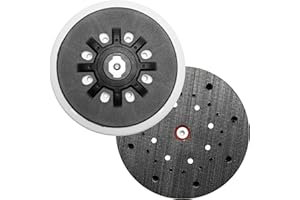 UPWOOD 2 pcs 6-Inch Soft Sanding Pad for 6" Hook&Loop Sanding Discs, 17/33-Hole M8 Thread Back-up Pad Replace ETS 150/3 EQ,ETS 150/5 EQ,ETS EC 150/3 EQ,ETS EC 150/5 EQ Grinder Accessories