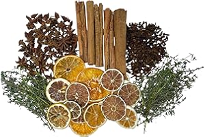 Kejora Autumn Simmering Potpourri- Citrus, Clove, Cinnamon, Star Anise, Thyme Fall & Winter Holiday Scents Fragrance Stovetop Potpourri Perfect for Thanksgiving Christmas House Warming Hostess Gift