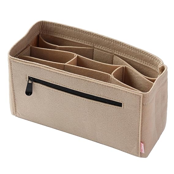 Classic Slash Taschenorganizer Filz für Speedy 30 Neverfull MM Large für Taschen ab 30cm Innenmaß I Beige