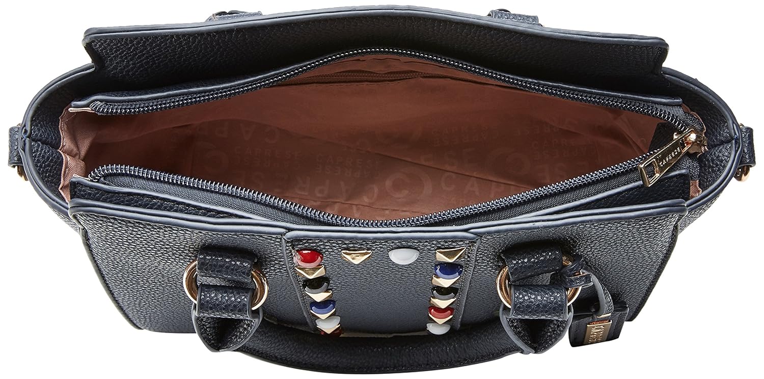 caprese lady women's satchel (navy)
