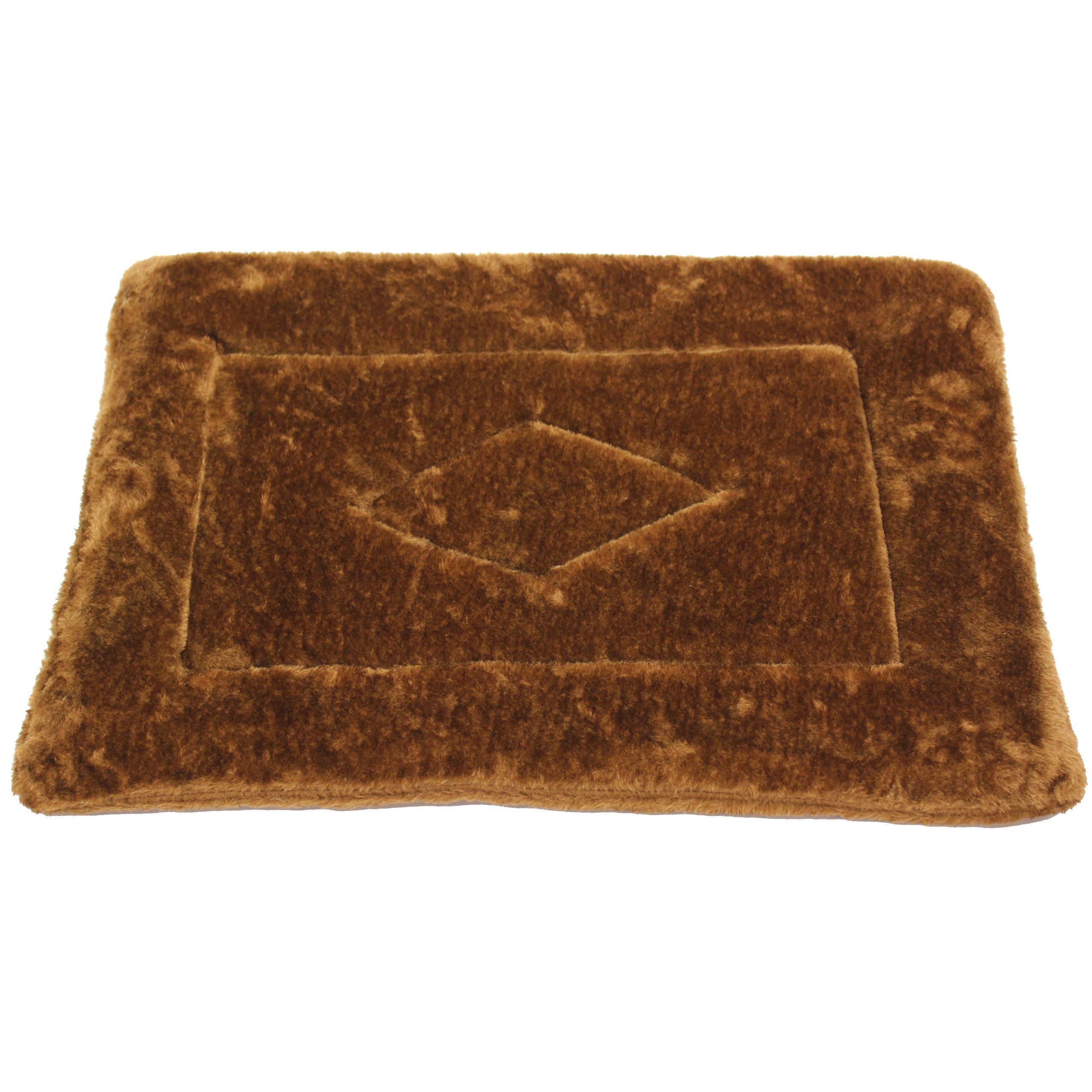 Mool Cage Carrier Mat Dog Bed, Width: 55 cm (22 inches), Brown