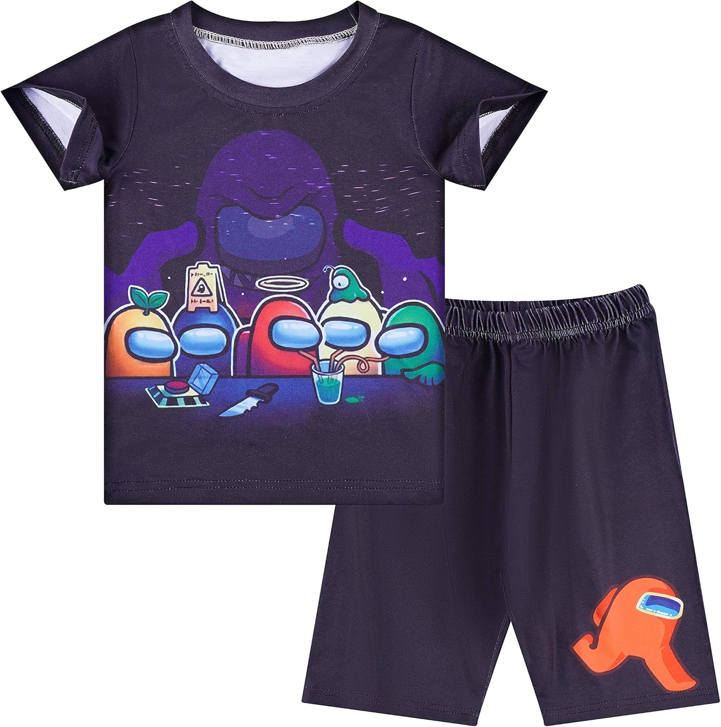 Aepotumn Among Us Boys Pajamas Set Toddler Pjs Girl Pyjama Unisex T