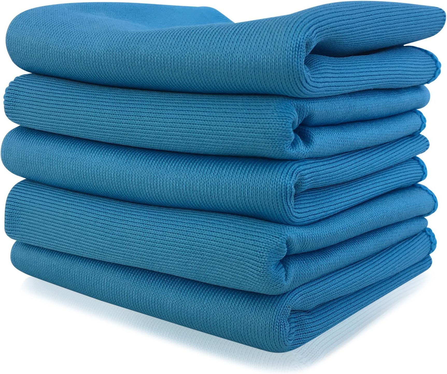 ViroKleen Glass Cleaning Cloth 5pk Easily Cleans Glass, Windows, Mirrors, TV, Porcelain, Silverware, Computer Screens, Stainless Steel, Wine Glasses, Ideal for Automotive, Home or Office Guaranteed