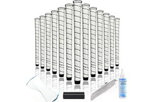 Champkey Polyurethane Golf Grips 13 Pack | Come with 5 Oz Solvent,Hook Blade,15 Tapes & Vise Clamp | All Weather Performance Golf Club Grips