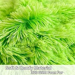 LIFEREVO Fluffy Bean Bag Chair Cover