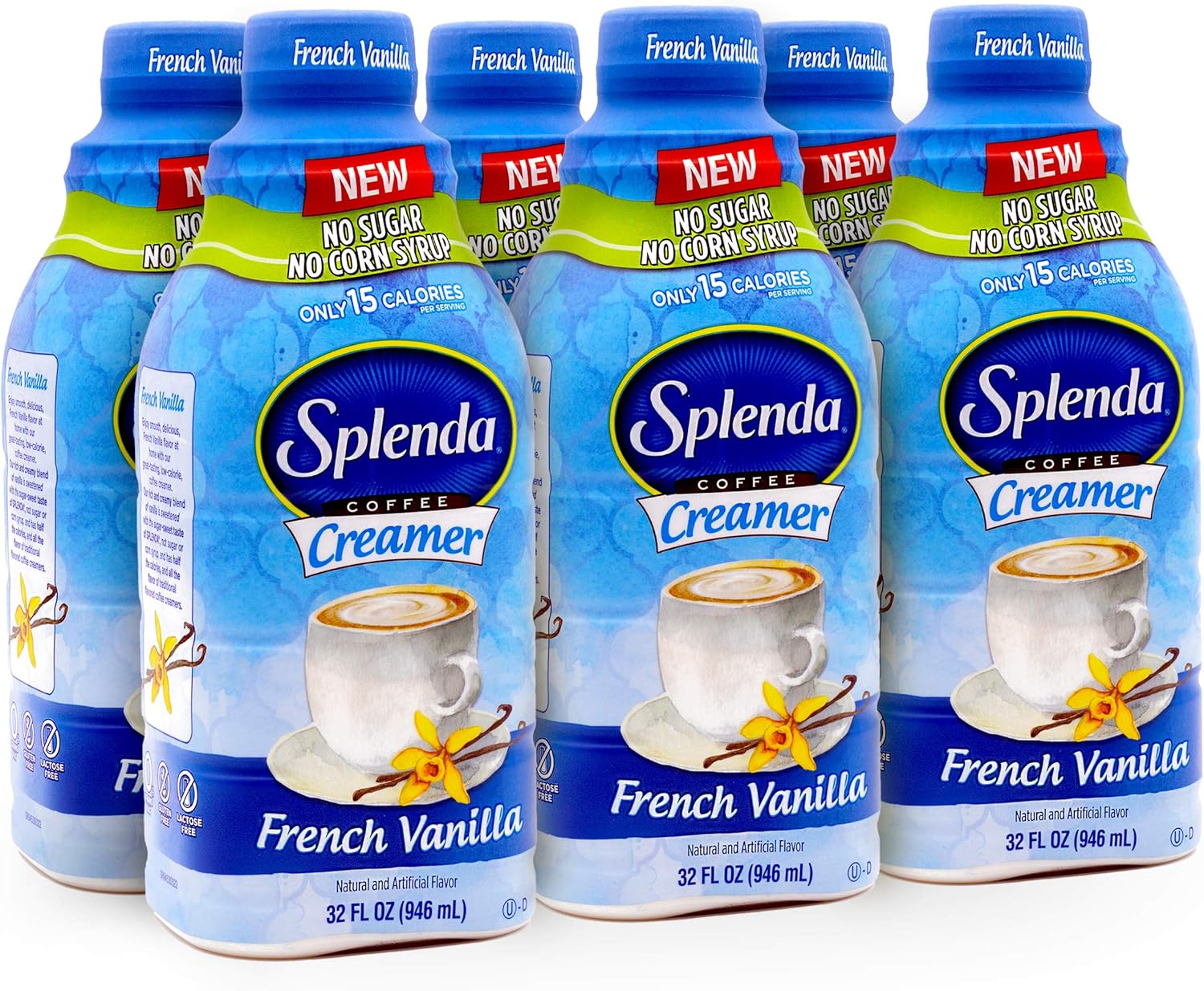 Splenda Sugar Free, Low Calorie Coffee Creamer (French Vanilla, 32 oz