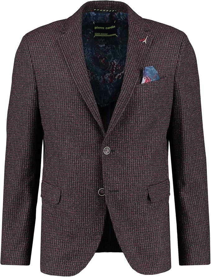 Pierre Cardin Herren Sakko Serge3 Slim Fit Bordeaux (75) 28: Amazon.de: Bekleidung