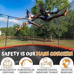 JUMPZYLLA Trampoline 8FT 10FT 12FT 14FT Trampoline