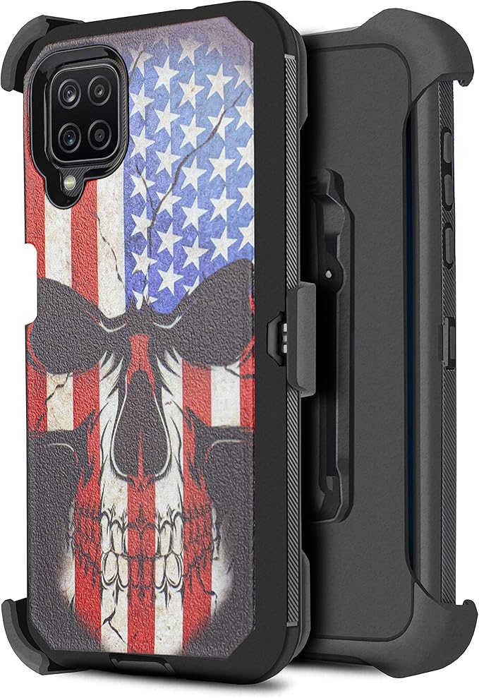 Customerfirst Designed for Samsung Galaxy A12 Case Shockproof High