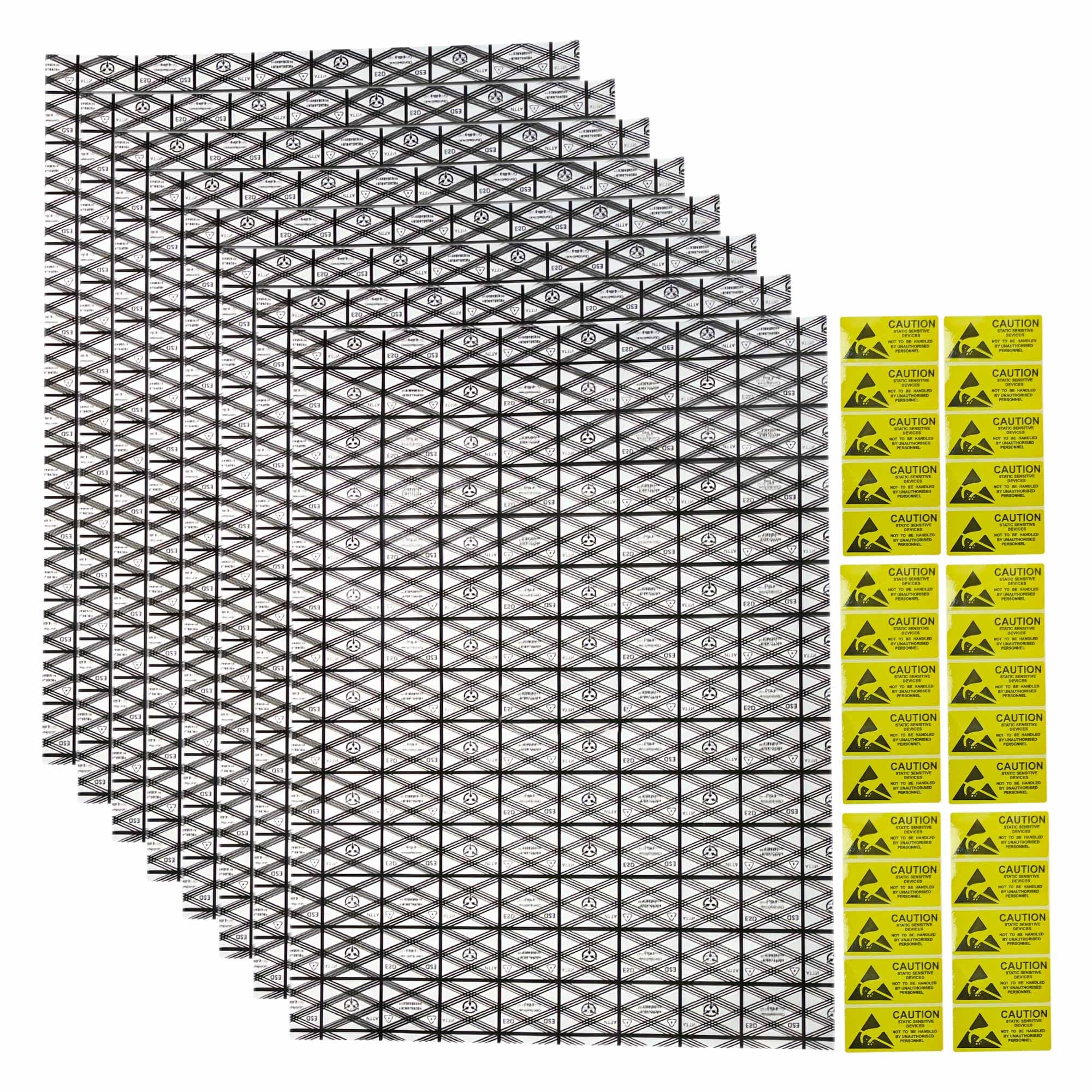 LJY 30 Pcs Large Anti Static Bags Open Top 30 x 40 cm, Antistatic Bag ESD Shielding Storage for Electronic Components, ATX Motherboards, Graphics Cards and Hard Drives(30 Pcs 30x40cm)