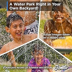 JAMBO 25Ft Premium XXL Slip Splash and Slide with 3