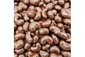LAETAFOOD Milk Chocolate Covered Cashews | 2 Lb Bulk Bag | Roasted Chocolate Covered Nuts | Creamy & Crunchy Office Candy Snack | Gourmet Party Favor & Gift Basket Filler