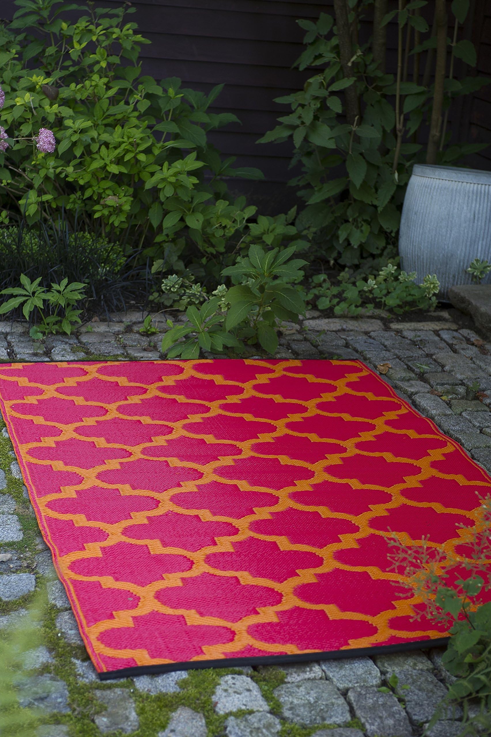 FAB HAB Tangier - Orange Peel & Rouge Red (150cm x 240cm)