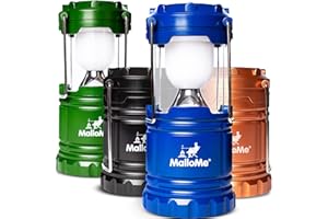 MalloMe Lantern Camping Lights - Camping Lanterns for Power Outages - Tent Lights LED Lantern Light for Hanging in Camp Tents