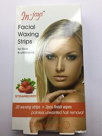 Ear Lobe Accessories 20 Face Wax Strips Color May Vary Amazon