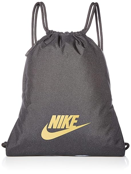 nike grey heritage metallic logo backpack