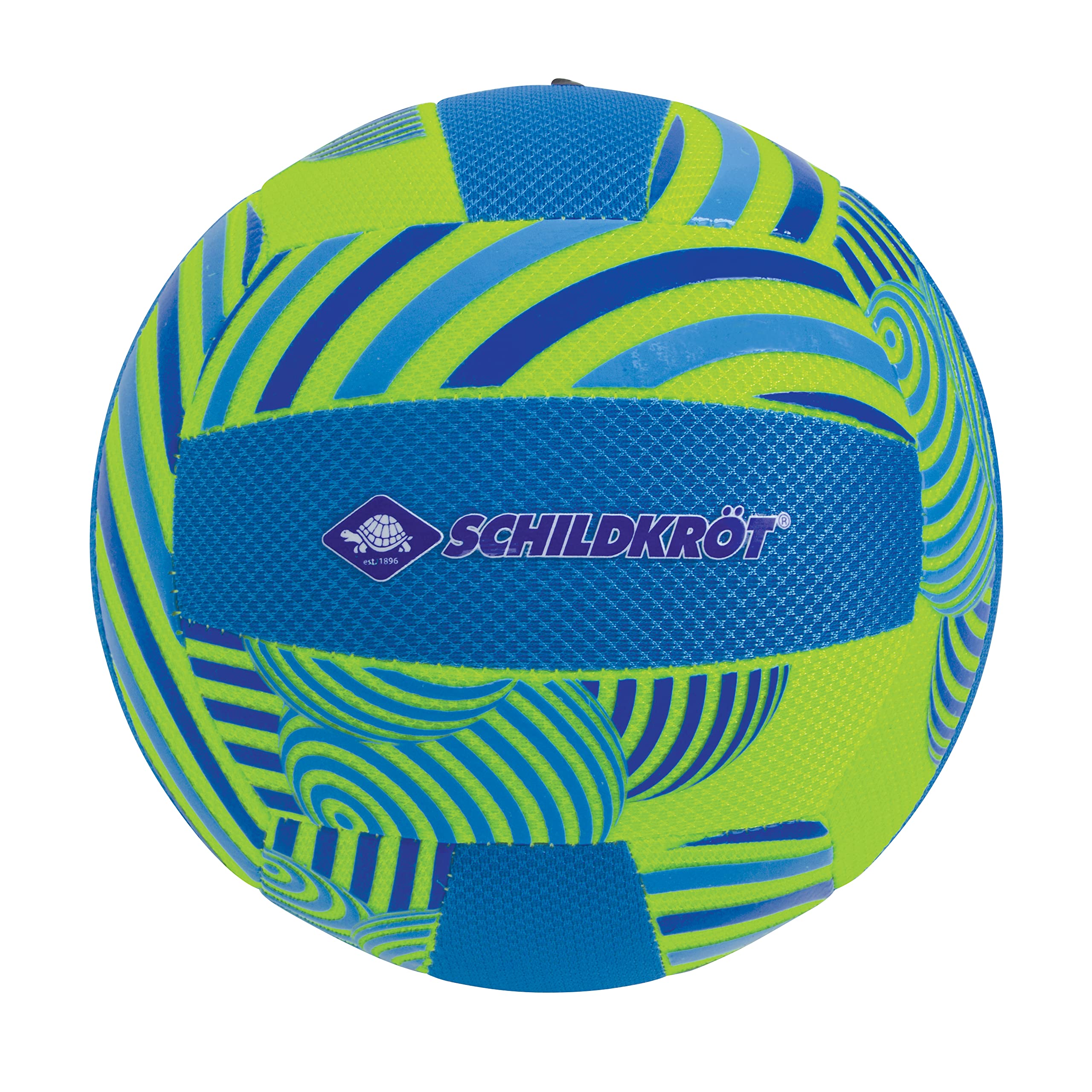 Schildkröt Premium Beach Volleyball, Textile Surface with Non-Slip Silicone Print, Sewn-On Cover, Good Flight Characteristics, Size 5, Ø 21 cm, 970340