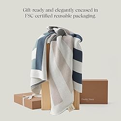 Double Stitch by Bedsure Twin Size Throw Blanket