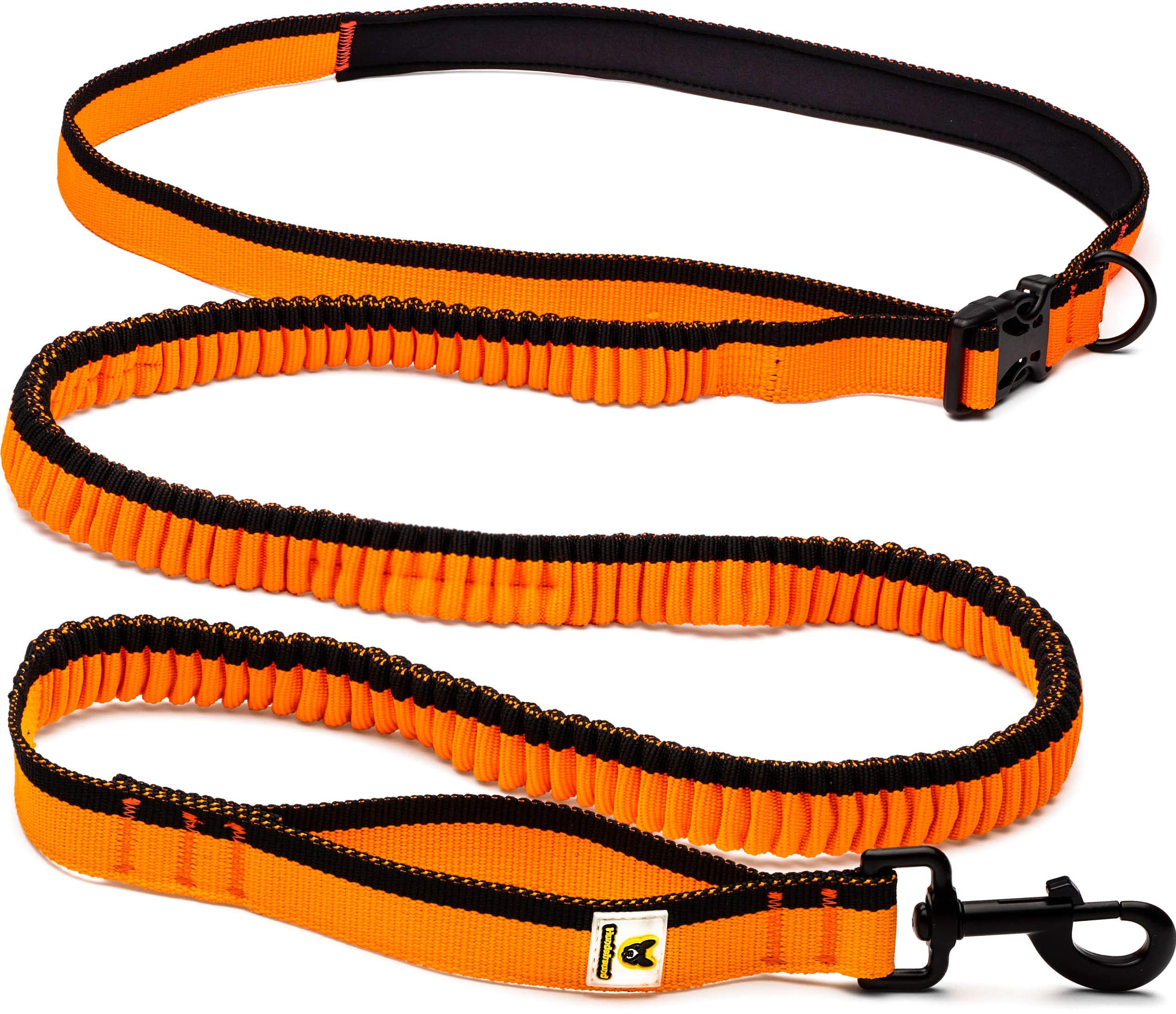 Hundefreund Running Lead - Very Light Stretchy Dog Lead for Medium and Large Dogs for Hands- Running | Photography | Pushing Pushchair | Hiking