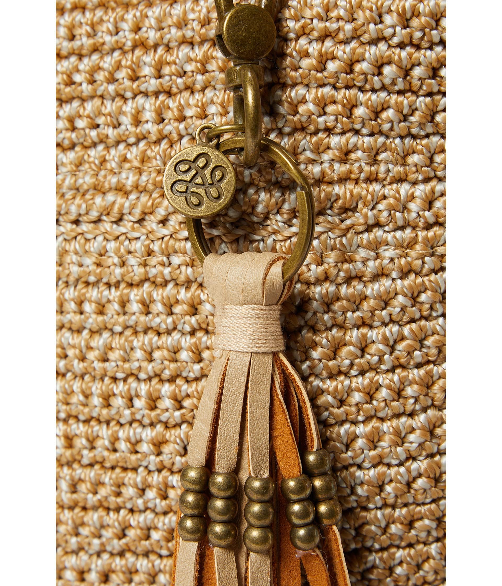 The Sak Lucia Crossbody Bag in Crochet, Convertible Purse with Adjustable Shoulder Strap