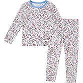 pureborn Baby Toddler Kids Viscose from Bamboo Pajamas Set Pjs 2pcs 18M-8Y