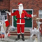 Vivantia 6ft Holiday Skeleton Costume Horror Skeleton Clothes Accessories for Outdoor Lawn Decorations lindoor Props