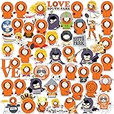 South Park Kenny Sticker Pack – Die-Cut Vinyl Large Deluxe Stickers Variety Pack for Laptop, Water Bottle, Scrapbooking, Tablet & Indoor Use – Set of 50