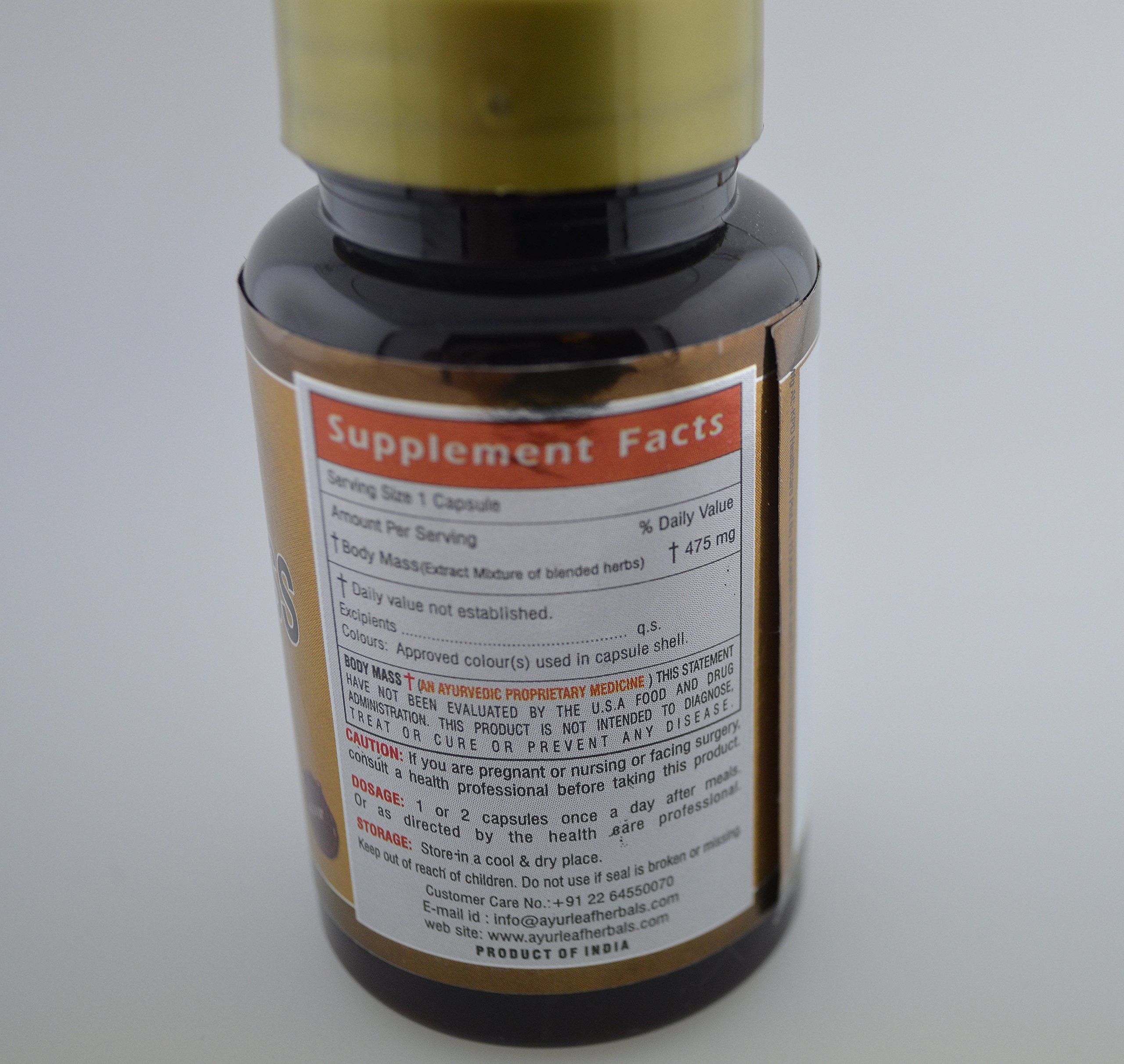 Ayurleaf Weight Gainer Men's Weight Gain Formula. Mass Gainer Gain Weight Pills for Men 1, 2