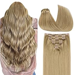 GOO GOO Clip in Hair Extensions Real Human