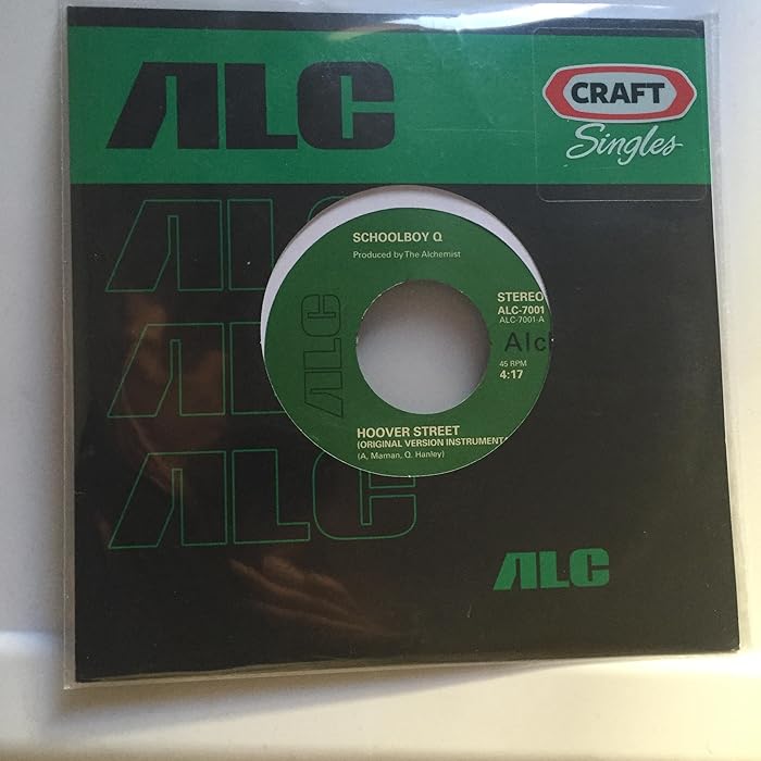 Alchemist Craft Singles School Boy Q 7" Hoover Street