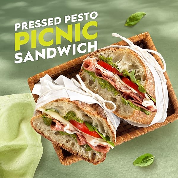 BARILLA CREAMY GENOVESE PESTO WITH ITALIAN BASIL PASTA SAUCE AND SPREAD