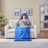 Yaheetech Sleeping Bag 3 Season Envelope Single 220x75cm Ultralight Black view 2