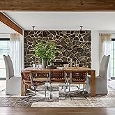 Rugs USA Cedarwood Fringed Area Rug, 5' x 7'10", Brown