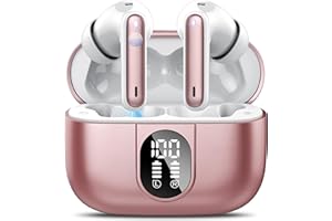 CSASAN Ai Translation Earbuds Real Time, Translator Earbuds with 6 Translation Modes/164 Languages,No Subscription Required Translatior Headphones,48H Audifonos Traductores Inglés Español, Pink