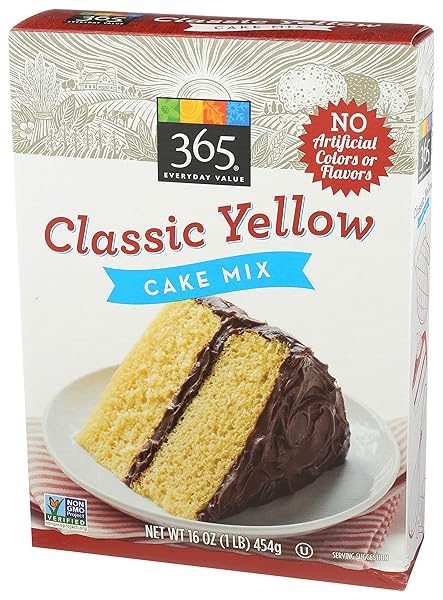 365 EVERYDAY VALUE, CLASSIC YELLOW CAKE MIX, 16 OZ