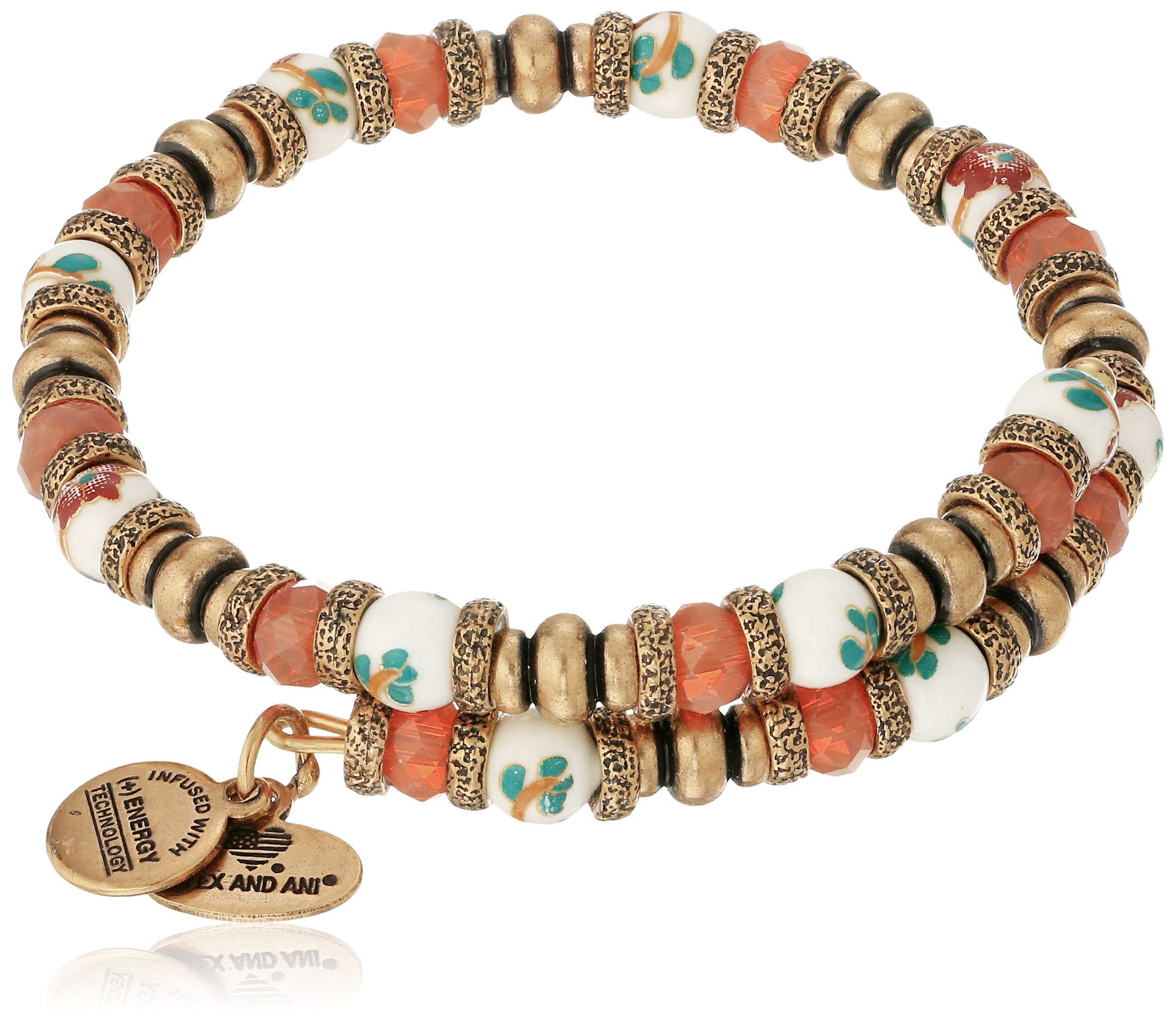 Alex And Ani Floral Wrap Sunset Rafaelian Gold Bangle Bracelet 13 91BXtIXA1oL