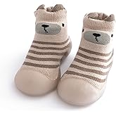 BABYCARE Toddler sock shoes baby boys girls Slippers shoes Baby Infant First Walking Shoes Rubber Sole Non-Skid Floor Slippers