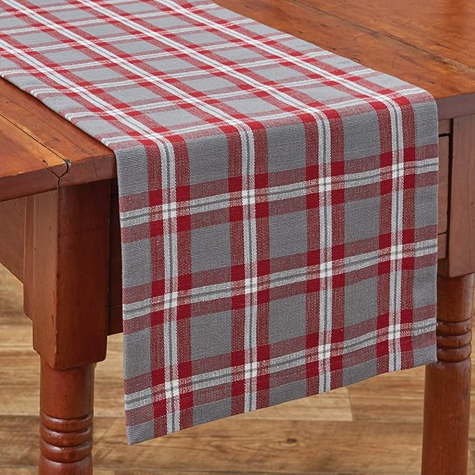 Park Designs Farmhouse Holiday Table Runner 36" L Gray