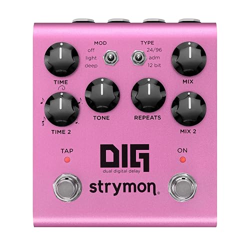 Strymon DIG V2 Dual Digital Delay Guitar Effects Pedal for Electric and ...
