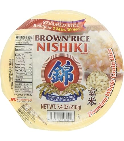 Amazon.com : Nishiki Steamed White Rice, 7.4-Ounce (Pack of 6